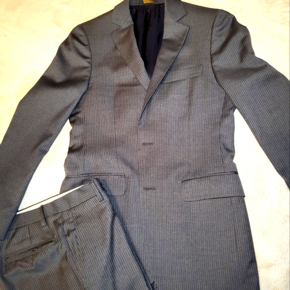 Mens 1818 Brooks Brothers pinstripe suit